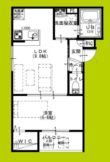 Raffine貝塚 間取り