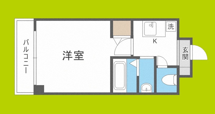 シャトー桜川 間取り