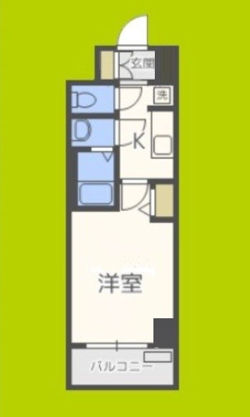 プレサンス難波クチュール 間取り