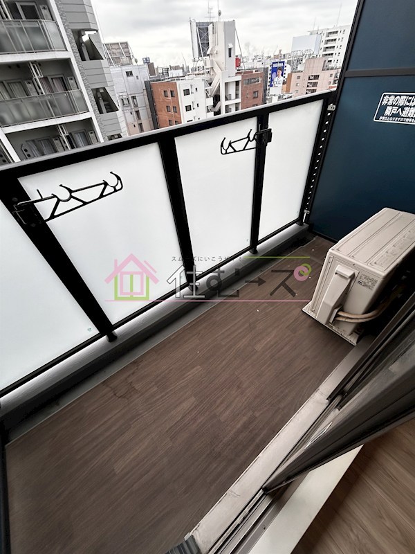 プレサンス難波クチュール ベランダ