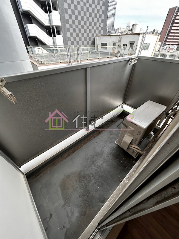 ライズ芦原橋 ベランダ