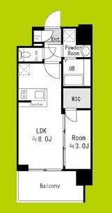 エスリード大阪城EAST 間取り図