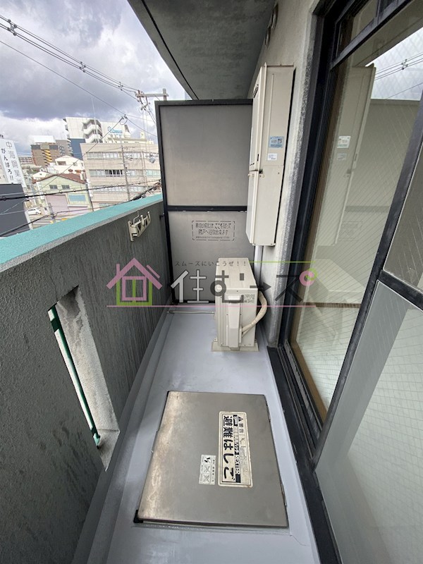 グリーンスクエア ベランダ