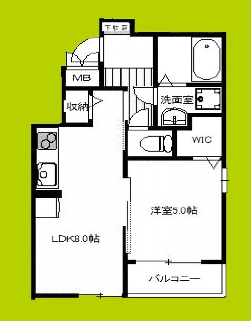 ブランノワール 間取り図
