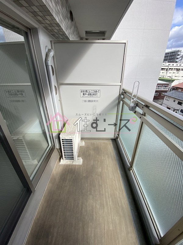 エスリード中之島クロスゲート ベランダ