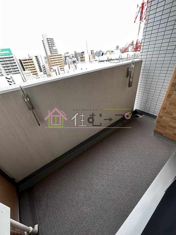 エステムコート難波センチュリオ ベランダ