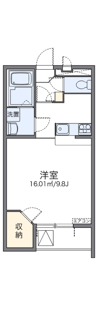 レオパレス天上野Ⅱ 間取り