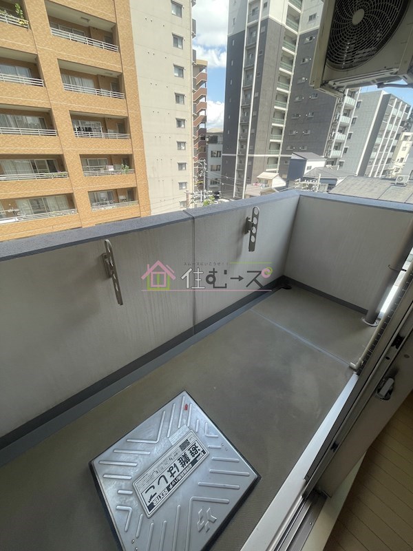 パウゼドーム前 ベランダ