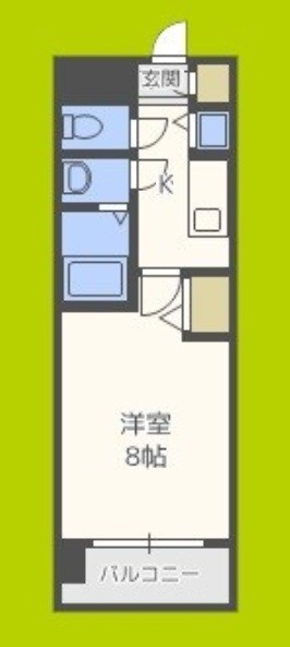 メゾン・ド・ヴィレ 深江 間取り