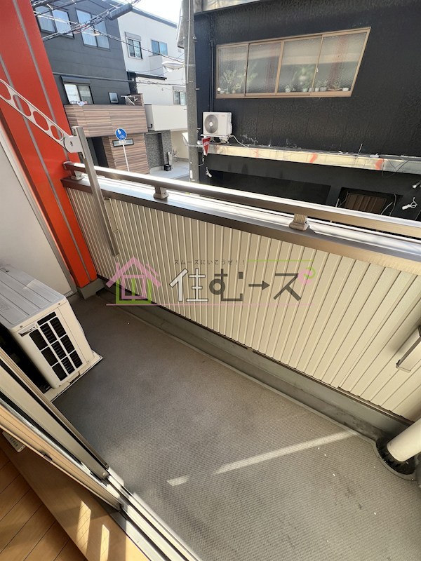 ベルフラワー都島 ベランダ