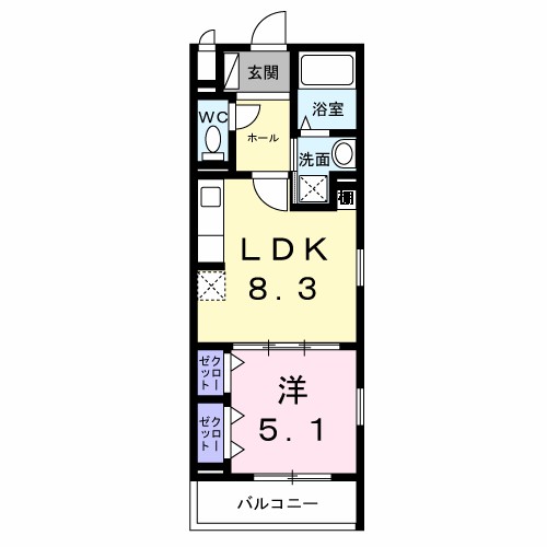 ラ・プレニチュード・アモネーズ 間取り