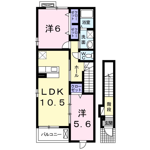 グッドリバーＢ 間取り
