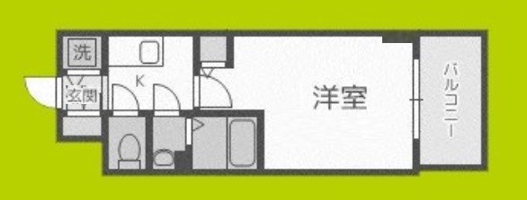 エスリード難波ザ・ゲート 間取り