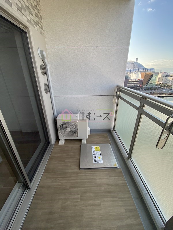 エスリード難波ザ・ゲート ベランダ