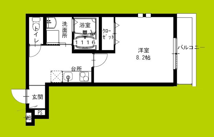 フジパレス遠里小野サウス 間取り
