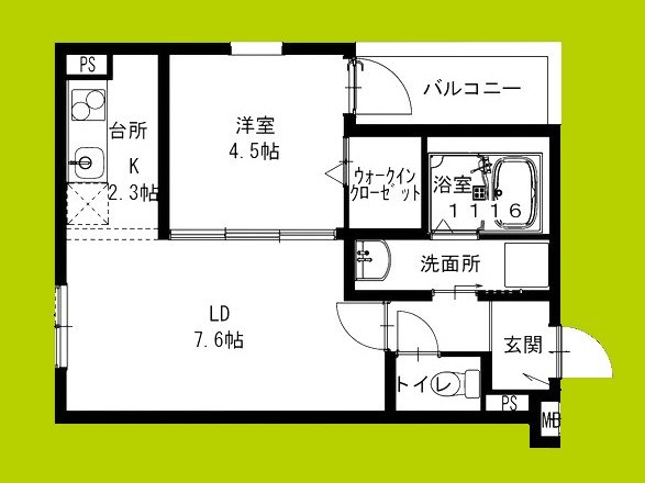 フジパレス遠里小野サウス 間取り