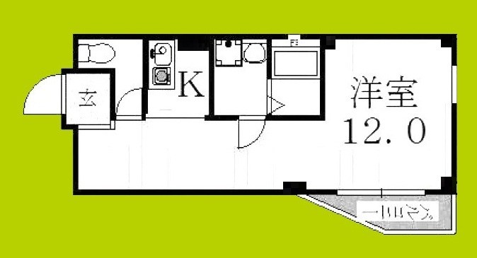 岸里AMステーションビル 間取り