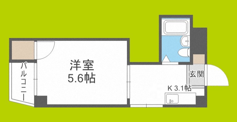 白樺ハイツ清水Ⅱ 間取り