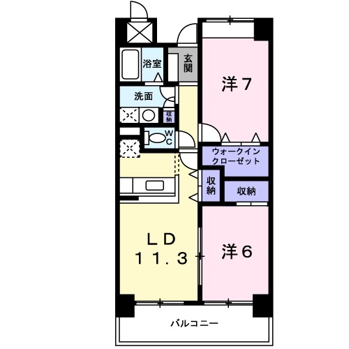メルヴェイユ－山本 間取り