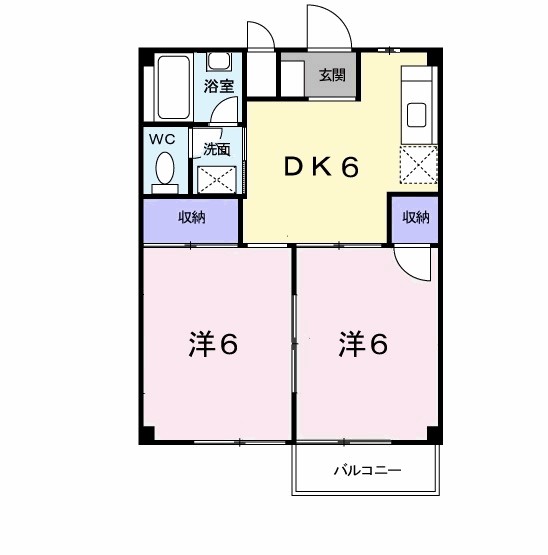 ハイツタナカ１ 間取り