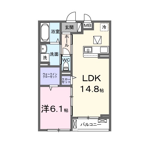 リヴァーサイド　ヴィラ 間取り