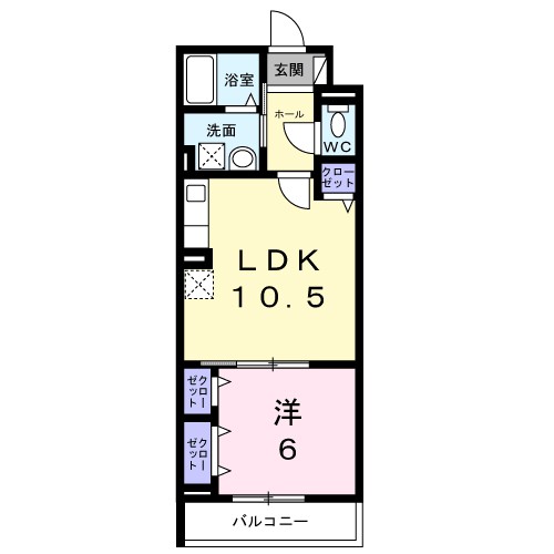 神崎町アパート 間取り