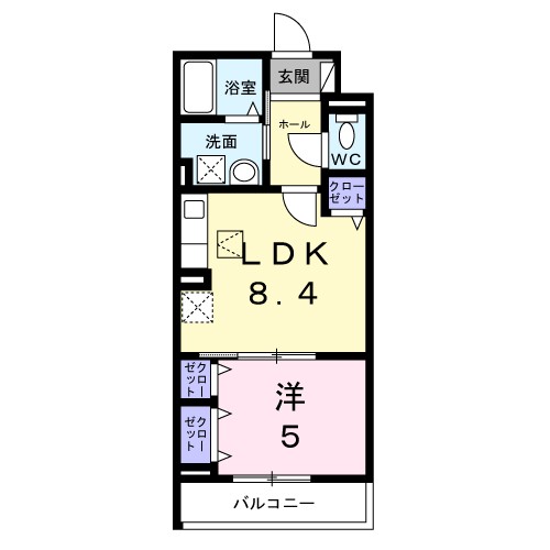 神崎町アパート 間取り