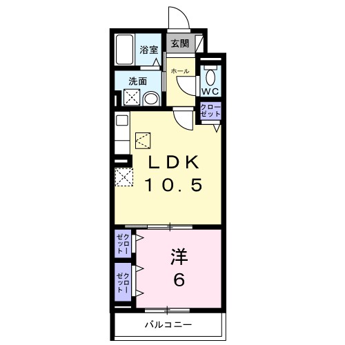 神崎町アパート 間取り