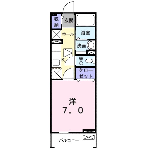 グランジェルメＤⅠ 間取り