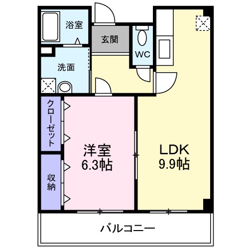 アルモニー綾園 間取り