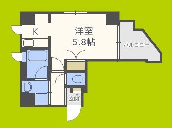 CHATEAU NAMBA RIPPLE 間取り