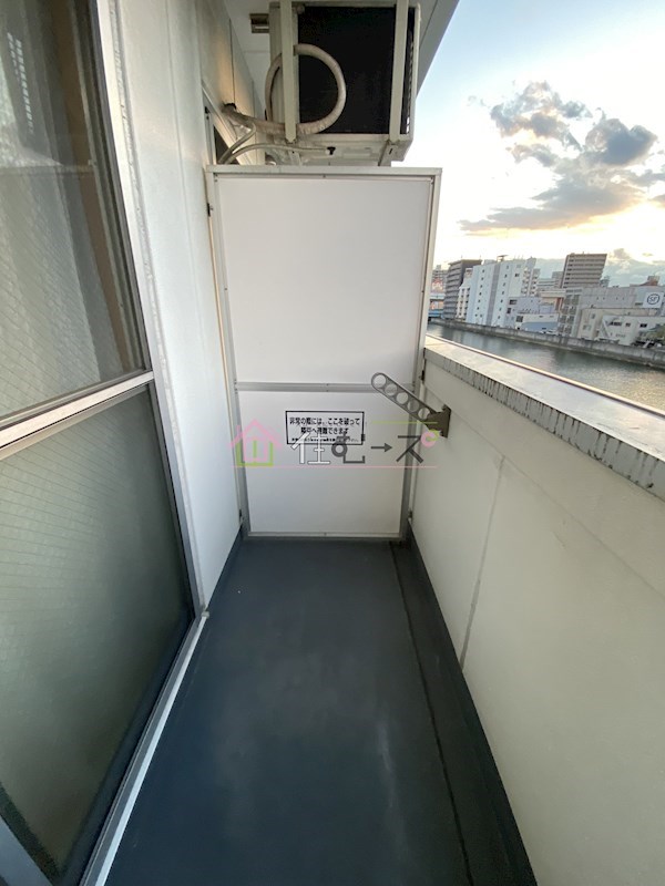 MY江之子島マンション ベランダ