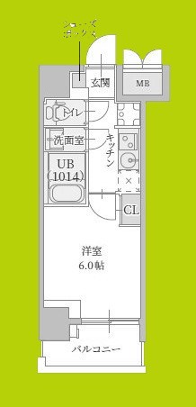 プランドール新北野 間取り