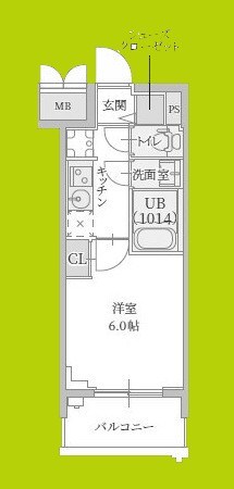 プランドール新北野 間取り