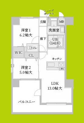 ティマー・レジデンシィ塚口 間取り