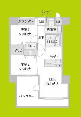 ティマー・レジデンシィ塚口 間取り