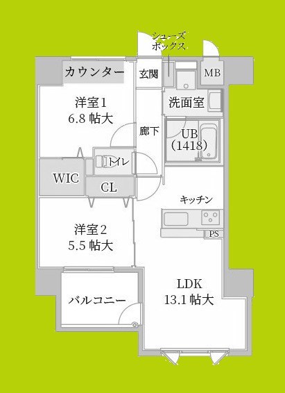 ティマー・レジデンシィ塚口 間取り