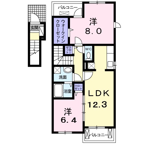サン・メゾン日根野 間取り