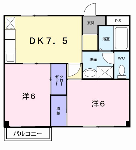 ハイツ宮ノ前 間取り