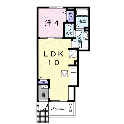 ユーアイ・ハイツ池田Ⅱ 間取り
