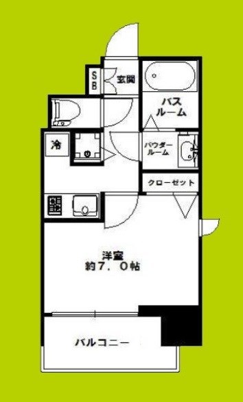 スワンズシティ北堀江 間取り
