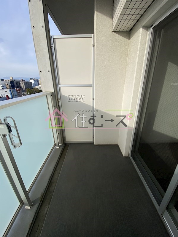 スワンズシティ北堀江 ベランダ