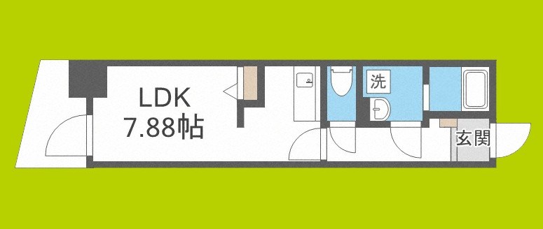 グランパシフィック玉出 間取り