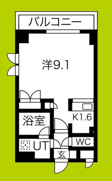 コーポYAHATAナンバ元町 間取り