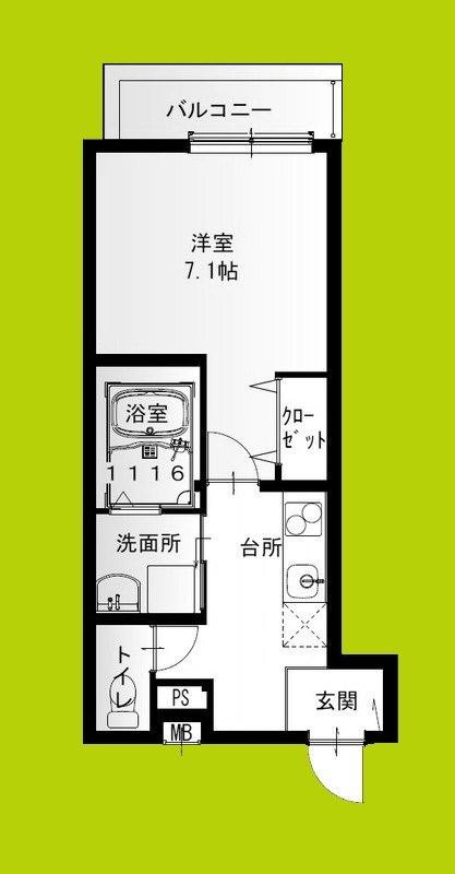 フジパレス千林Ⅰ番館 間取り
