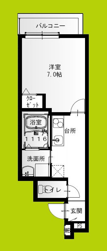 フジパレス千林Ⅰ番館 間取り