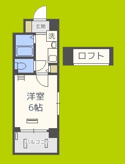 エステムコート梅田茶屋町デュアルスペース 間取り