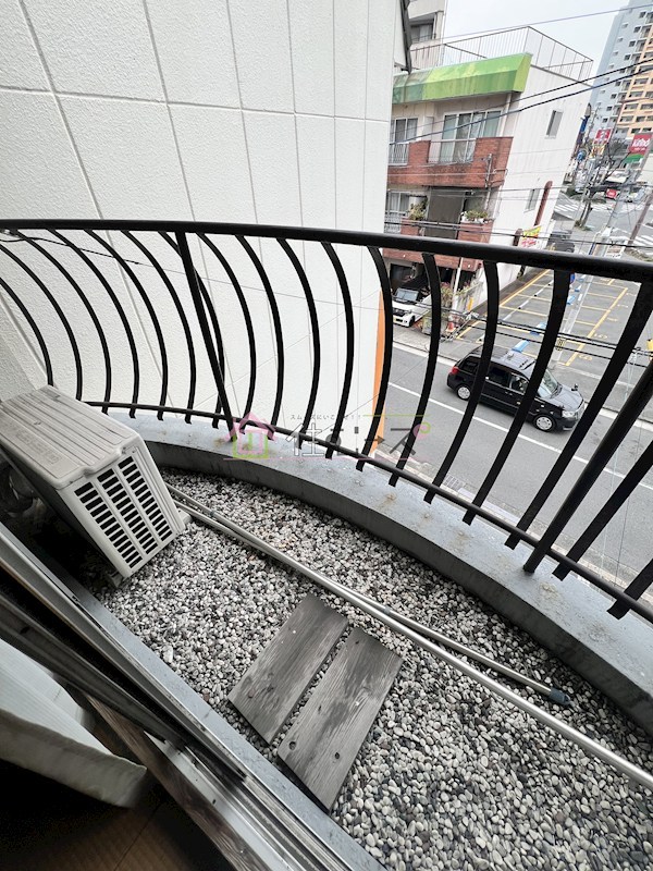 北区長柄３丁目マンション ベランダ
