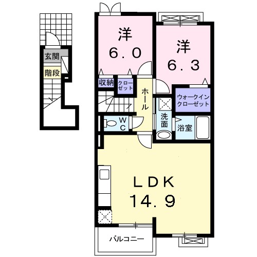 オーク　リジェール 間取り