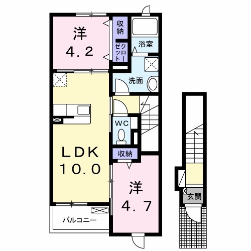 ソテ・ドゥシュ宝塚 間取り